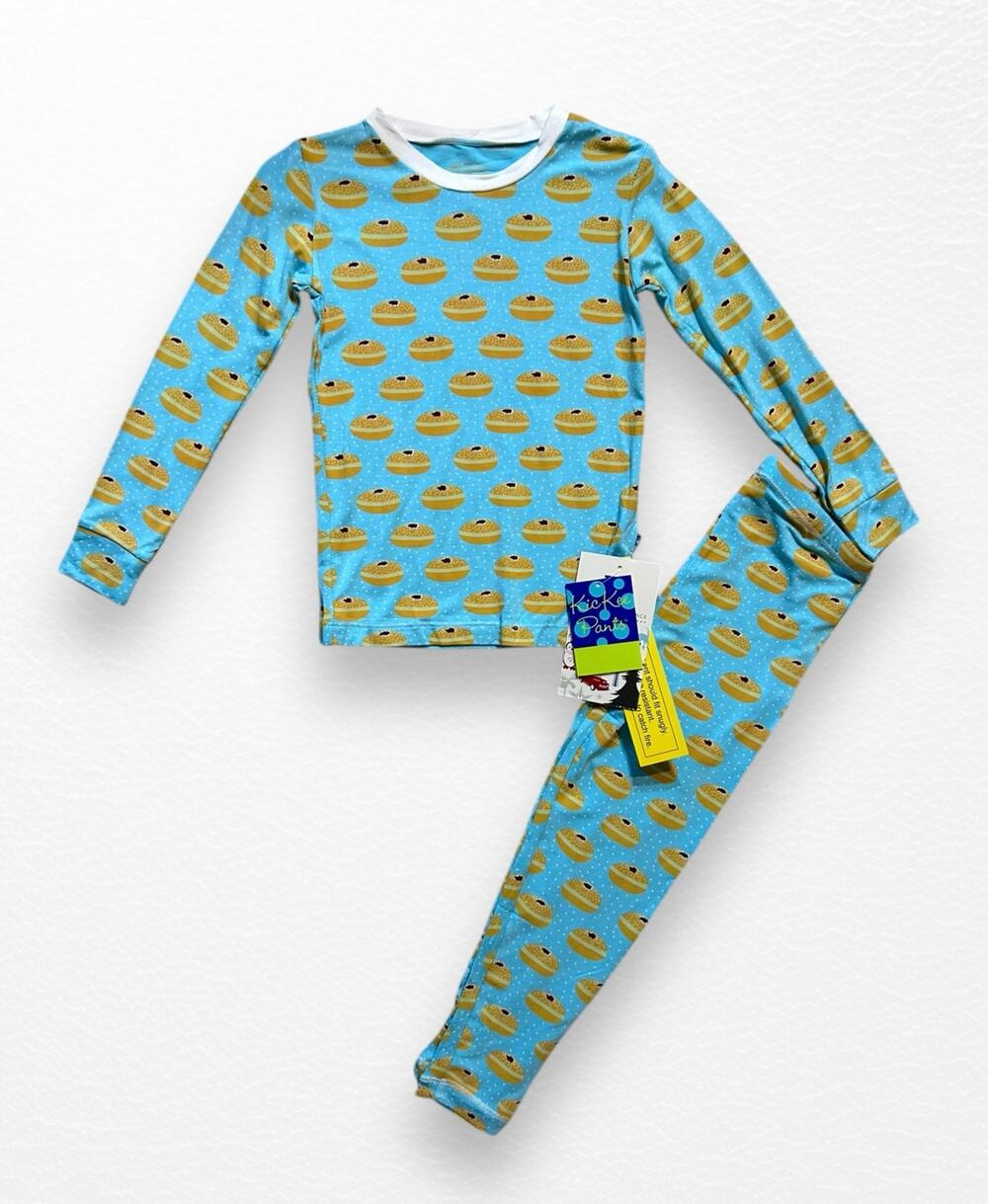 NWT Kickee Pants Jelly Donut PJ Set, Size 5